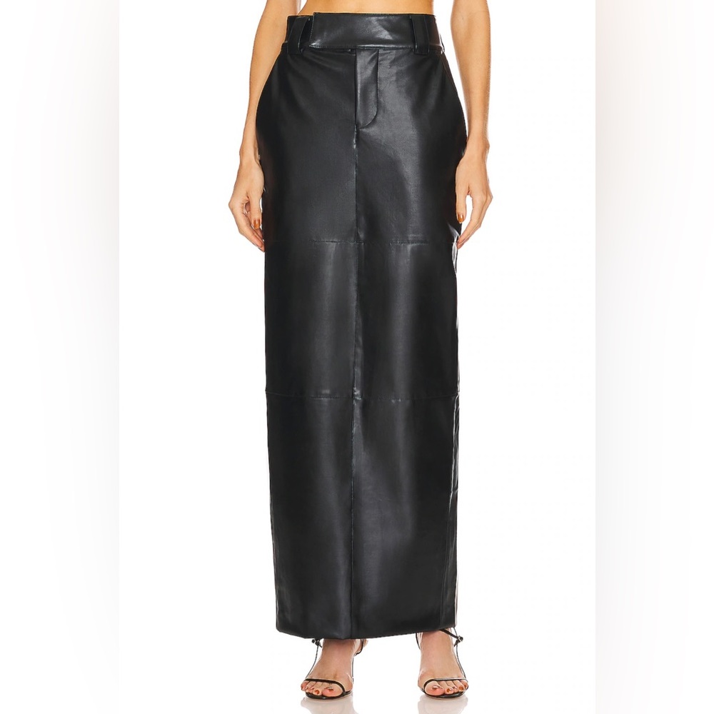 Helsa faux leather midi maxi skirt by Elsa Hosk - Picture 2 of 7